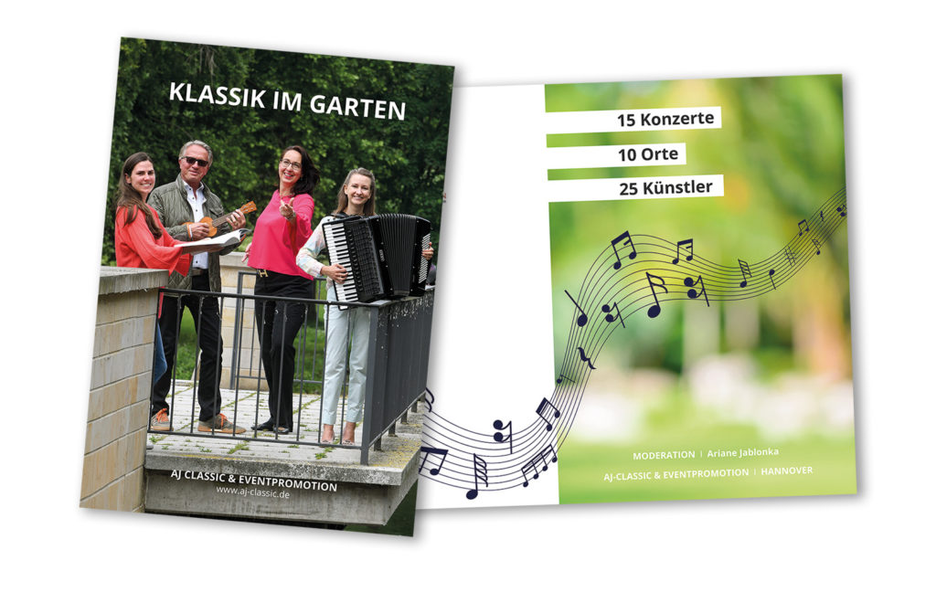 Klassik im Garten 2020 - Broschüre - AJ Classic